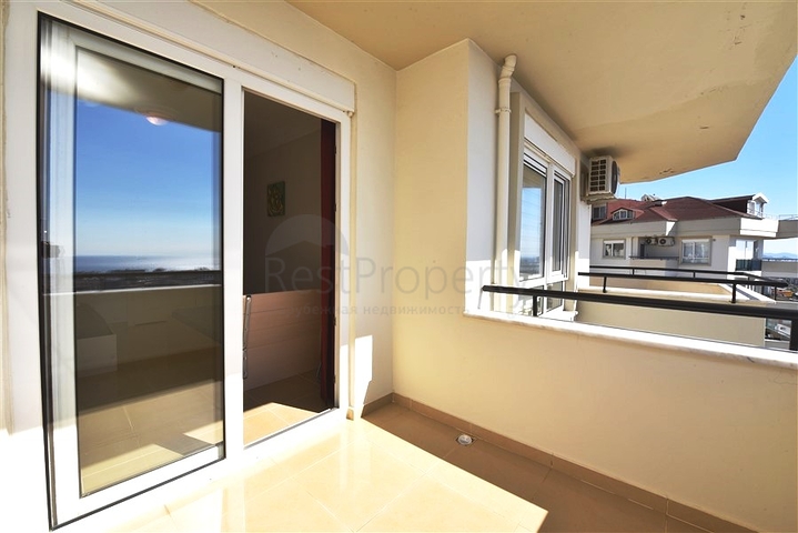 Sea and Castle view - High floor -2 bedroom apt - Cikcili / Alanya 