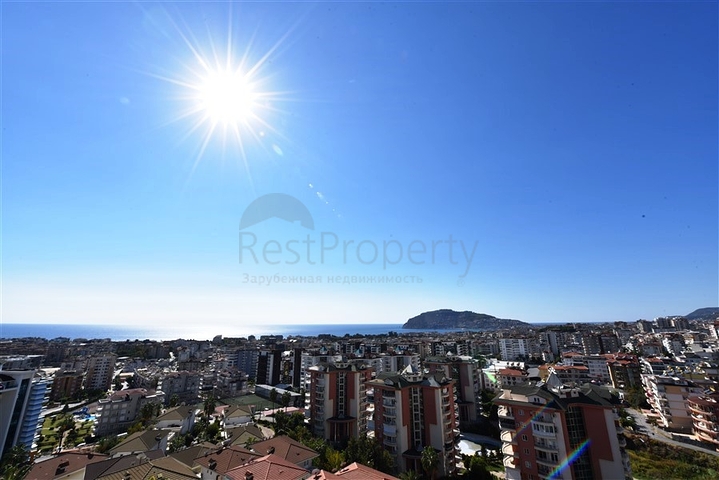 Sea and Castle view - High floor -2 bedroom apt - Cikcili / Alanya 