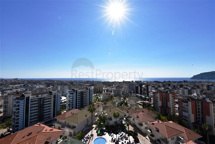Sea and Castle view - High floor -2 bedroom apt - Cikcili / Alanya 