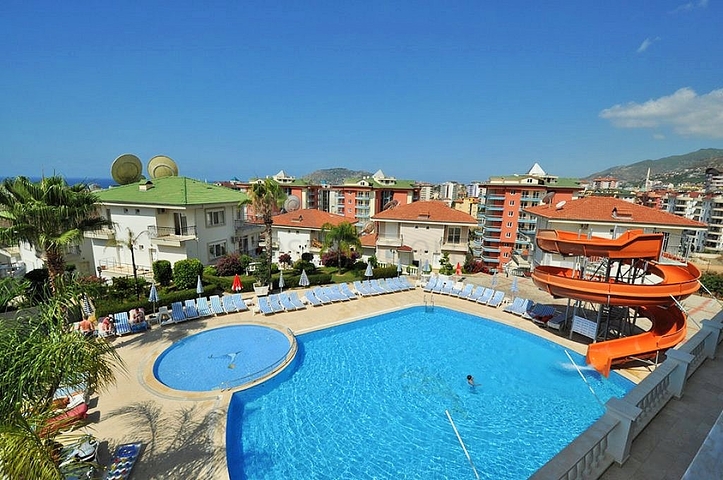 Sea and Castle view - High floor -2 bedroom apt - Cikcili / Alanya 