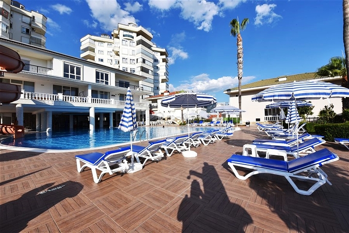 Sea and Castle view - High floor -2 bedroom apt - Cikcili / Alanya 