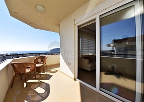 Sea and Castle view - High floor -2 bedroom apt - Cikcili / Alanya 