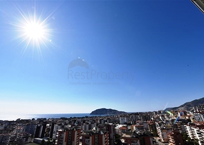 Sea and Castle view - High floor -2 bedroom apt - Cikcili / Alanya 