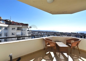 Sea and Castle view - High floor -2 bedroom apt - Cikcili / Alanya 