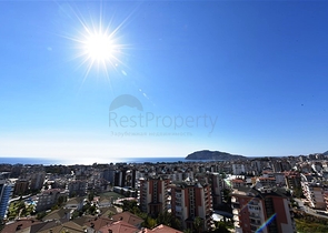 Sea and Castle view - High floor -2 bedroom apt - Cikcili / Alanya 