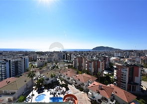 Sea and Castle view - High floor -2 bedroom apt - Cikcili / Alanya 