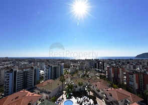 Sea and Castle view - High floor -2 bedroom apt - Cikcili / Alanya 