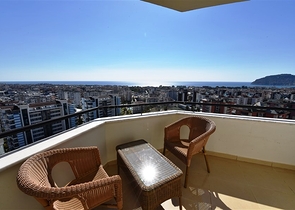 Sea and Castle view - High floor -2 bedroom apt - Cikcili / Alanya 