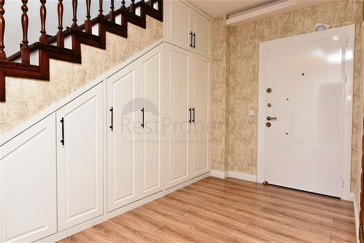 4+1 penthouse with an open view of the sea and the Alanya fortress