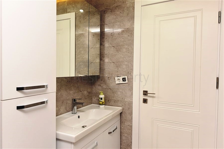 4+1 penthouse with an open view of the sea and the Alanya fortress