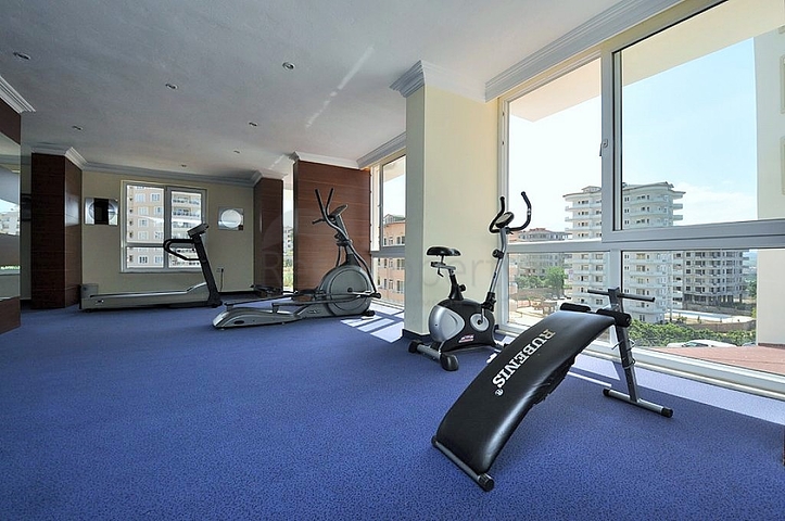 4+1 penthouse with an open view of the sea and the Alanya fortress