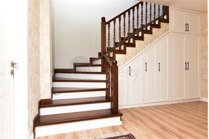 4+1 penthouse with an open view of the sea and the Alanya fortress