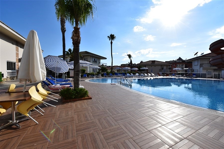 4+1 penthouse with an open view of the sea and the Alanya fortress