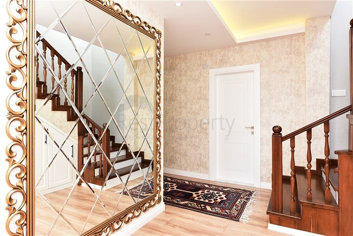 4+1 penthouse with an open view of the sea and the Alanya fortress