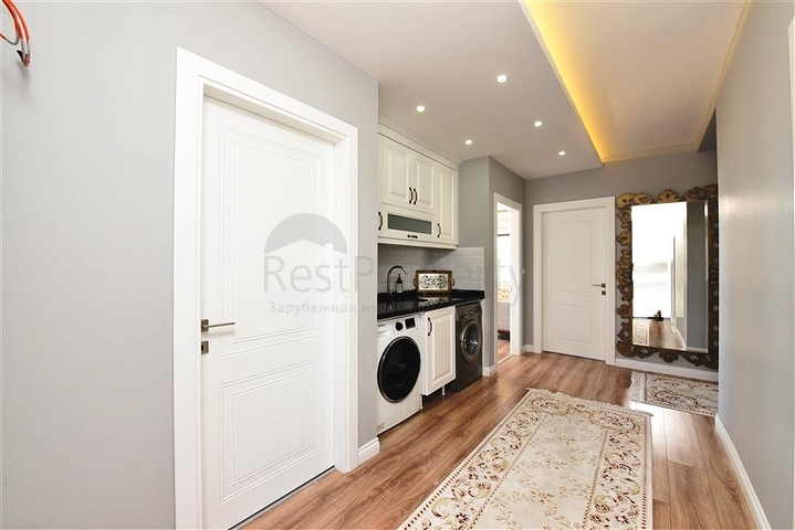 4+1 penthouse with an open view of the sea and the Alanya fortress