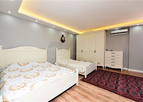 4+1 penthouse with an open view of the sea and the Alanya fortress