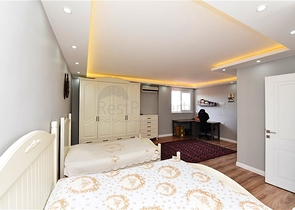 4+1 penthouse with an open view of the sea and the Alanya fortress