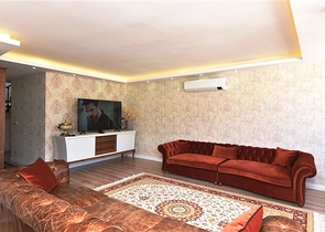 4+1 penthouse with an open view of the sea and the Alanya fortress