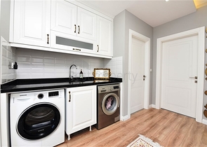 4+1 penthouse with an open view of the sea and the Alanya fortress