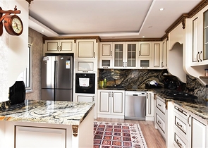 4+1 penthouse with an open view of the sea and the Alanya fortress