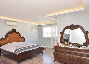 4+1 penthouse with an open view of the sea and the Alanya fortress