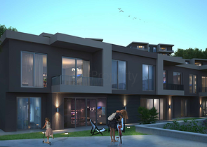 A new investment project surrounded by forests at the excavation stage in the Bogazichi area