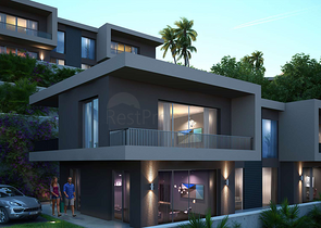 A new investment project surrounded by forests at the excavation stage in the Bogazichi area