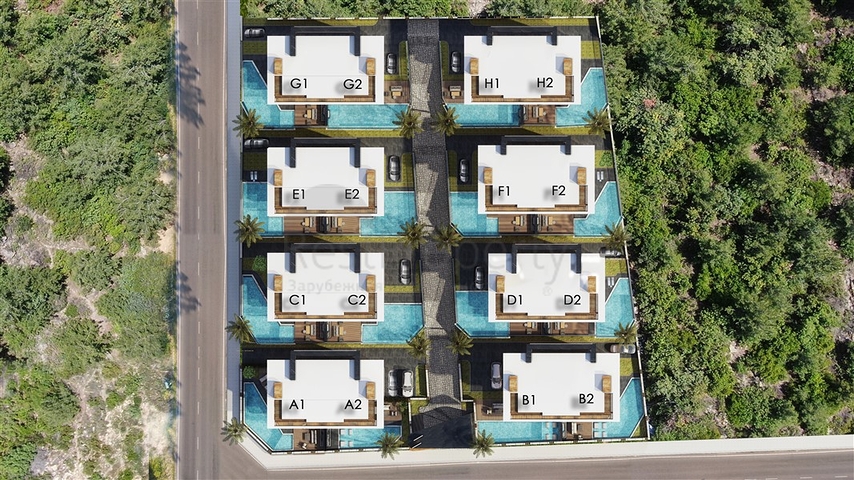 Premium villa project in Oba area