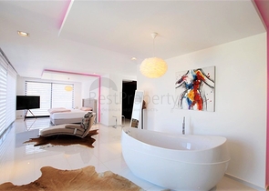 Luxury 4+1 villa with new furniture in a modern style 