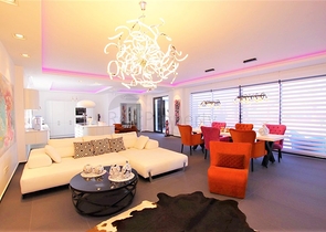 Luxury 4+1 villa with new furniture in a modern style 