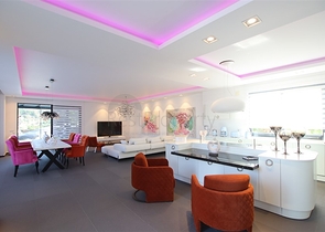 Luxury 4+1 villa with new furniture in a modern style 