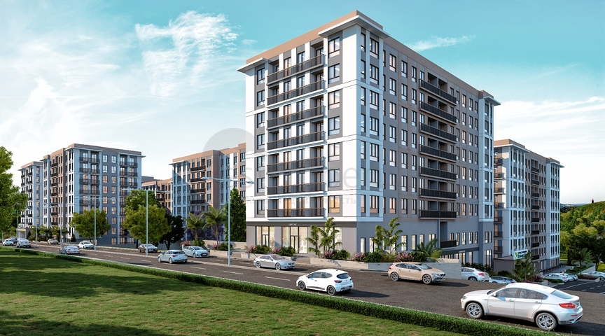 A project under construction on the shores of the Marmara Sea