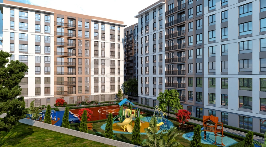 A project under construction on the shores of the Marmara Sea