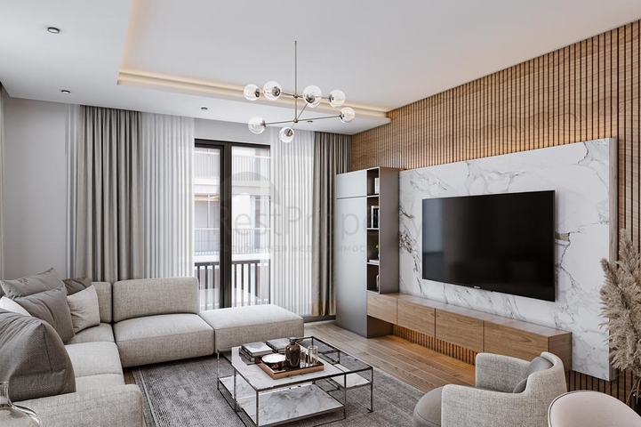 A project under construction on the shores of the Marmara Sea