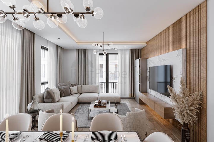 A project under construction on the shores of the Marmara Sea