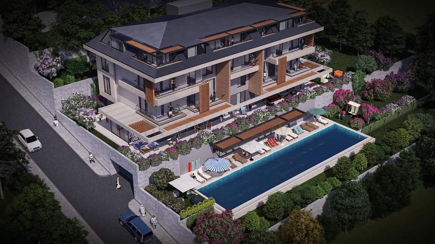 Modern complex in the center of Alanya