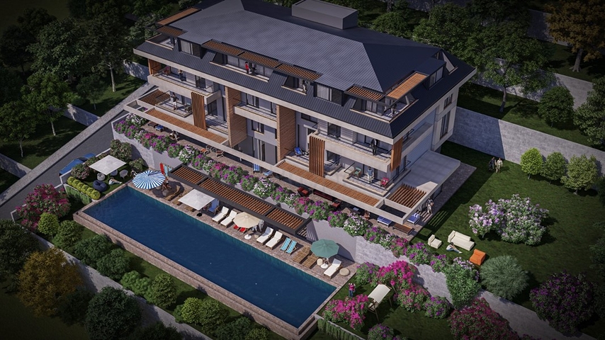 Modern complex in the center of Alanya