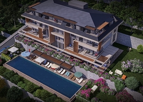 Modern complex in the center of Alanya