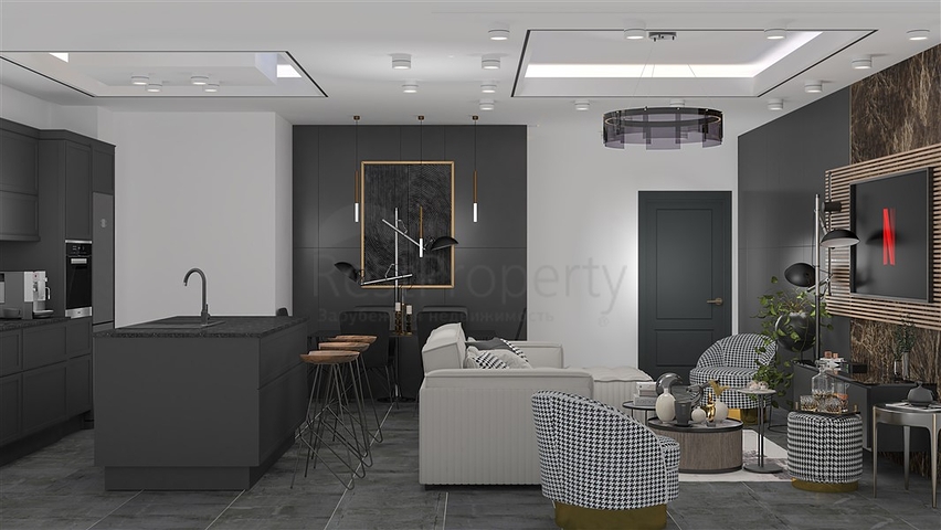 A new project in the Kestel area, 750 m from the sea