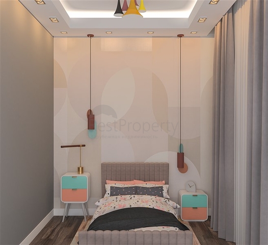 A new project in the Kestel area, 750 m from the sea