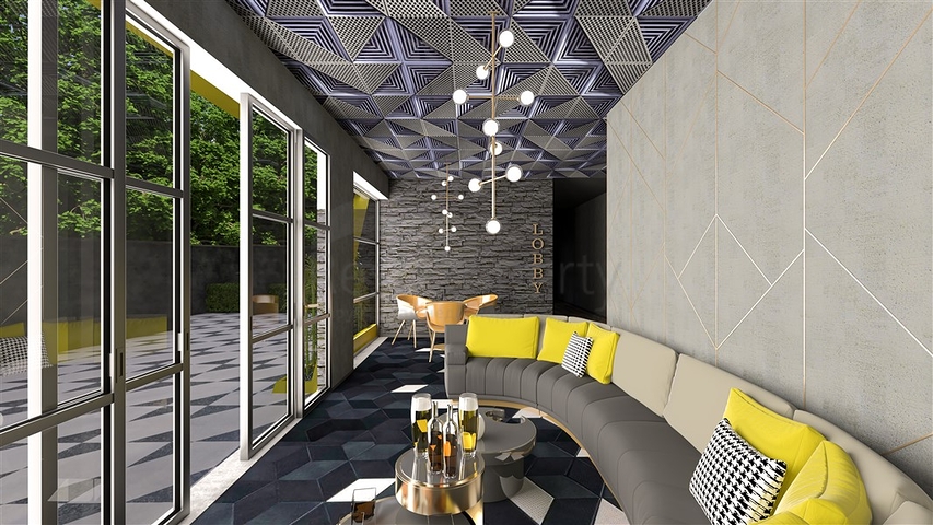 A new project in the Kestel area, 750 m from the sea