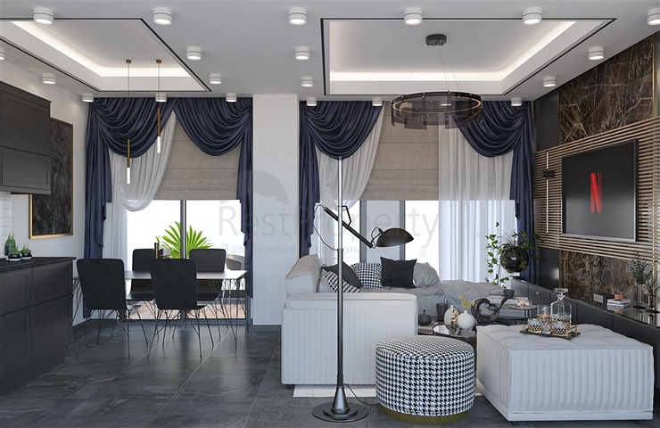 A new project in the Kestel area, 750 m from the sea