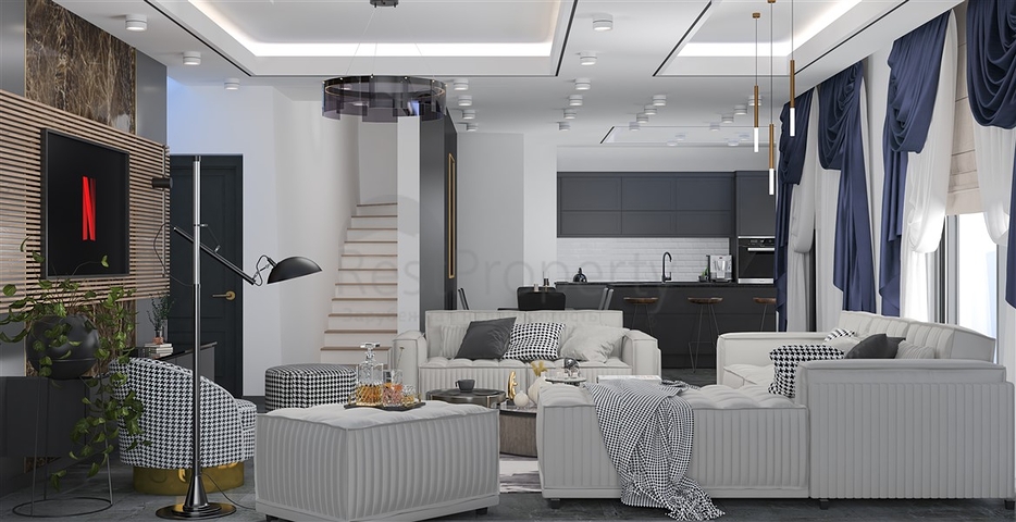 A new project in the Kestel area, 750 m from the sea