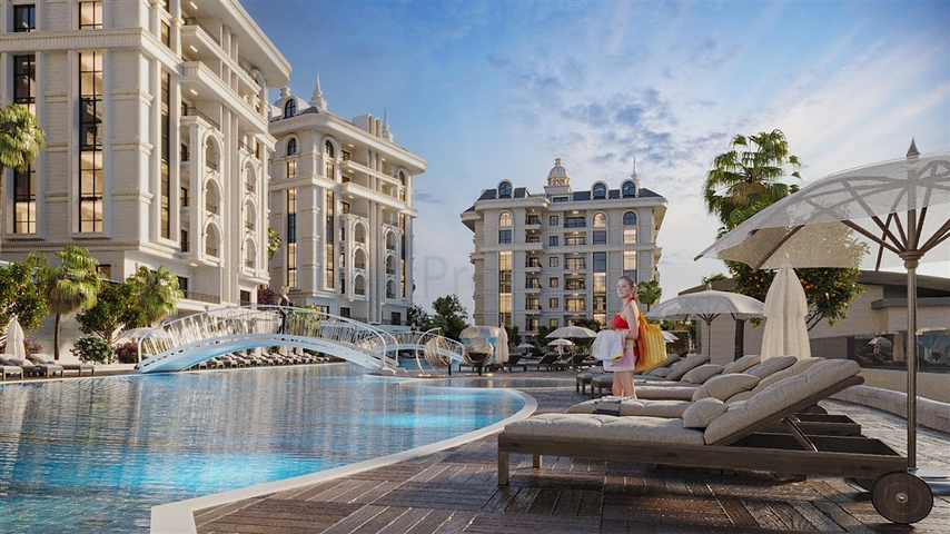 Long term installment payment - under construction project - Ciplakli / Alanya 