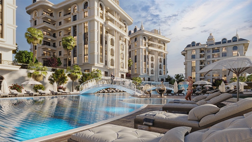 Long term installment payment - under construction project - Ciplakli / Alanya 