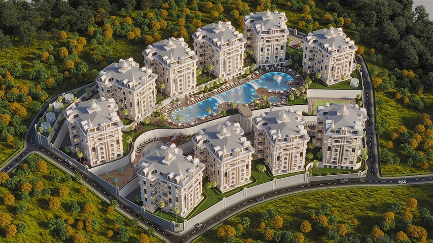 Long term installment payment - under construction project - Ciplakli / Alanya 