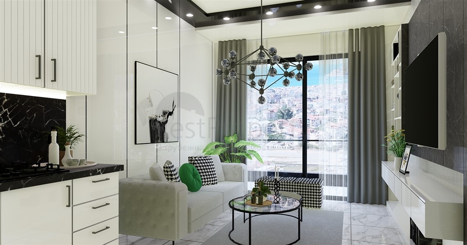 Beautifully Designed - Ideal location - Under construction project - Alanya Center  