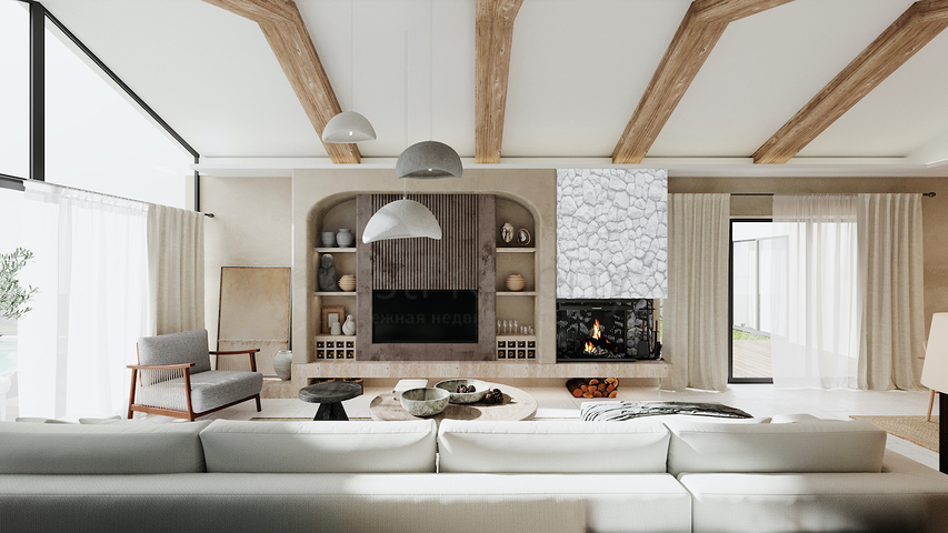 Detached villas with unique architecture in the Gyumyushlyuk area