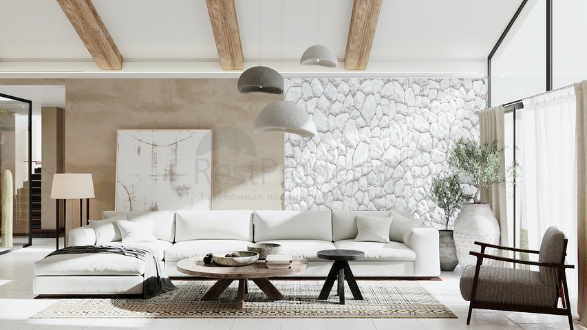 Detached villas with unique architecture in the Gyumyushlyuk area