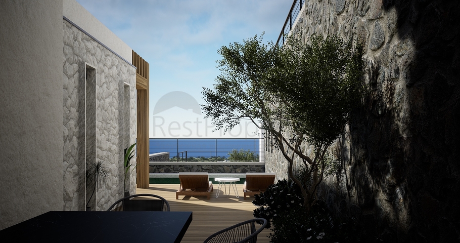 Detached villas with unique architecture in the Gyumyushlyuk area